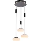 Q-SMART-HOME Paul Neuhaus Q-ETIENNE hengelampe sirkel, svart