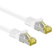 Goobay 91097, 10 m, Cat7, S/FTP (S-STP), RJ-45, RJ-45, Hvit