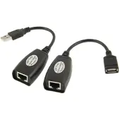 24.Se USB-utvidelse med RJ45-forlenger for opptil 50 meters rekkevidde
