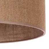 Duolla Lampeskjerm Roller, lysebrun, Ø 40 cm, høyde 22 cm