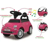 Jamara Rutscher Fiat 500 rosa 1+