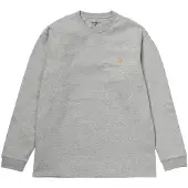 Carhartt WIP Chase Langermet T-skjorte grå