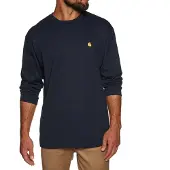 Carhartt WIP Chase Langermet T-skjorte blå