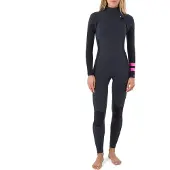 Hurley Plus 5/3 Mm Wfs0012504 Dame Våtdrakt I Neopren Med Glidelås I Brystet Og Lange Ermer
