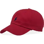 Ralph Lauren unisex. 710548524002 Red cotton chino cap (OSFA), Casual