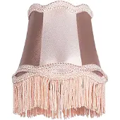 QAZQA Tekstilklemme skjerm rosa 12 cm - Granny