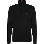 Tommy Hilfiger Pima Org Ctn Mock Genser Med Halv Glidelås