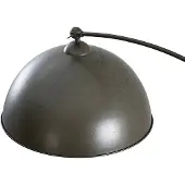 LINDBY buelampe Jonera, grå, metall, E27, 185 cm høy