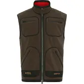 Härkila Kamko fleecevest Brown/Red XS