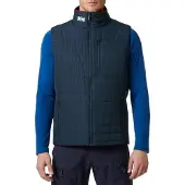 Helly Hansen for man. 30377 Crew Insulator navy blue insulated vest (S), Casual, Polyester