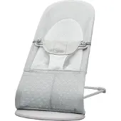BabyBjörn gyngestol Balance Soft Mesh, sølv/hvit, 005129A