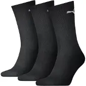 Puma Unisex Sport Crew Lightweight Socks 3 Pack, Clothing, Black, 47-49