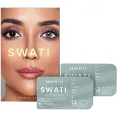 Swati Coloured Lenses Graphite 1-Month Lenses