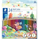 Staedtler Fargestifter - Noris Upcycled Wood - 24 stk. - - OneSize - Fargesett