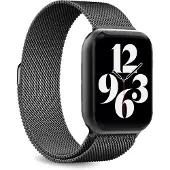 Puro Milanese magnetbånd - rustfritt stålbånd for Apple Watch 42/44/45/49 mm (svart)