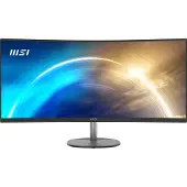 MSI PRO MP341CQ - LED-skjerm - kurvet - 34 - 3440 x 1440 UWQHD @ 100 Hz - VA - 300 cd/m² - 3000:1 - 4 ms - 2xHDMI, DisplayPort - høyttalere - svart