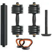 Fed Hantlesett V2+stang+kettlebell 40kg