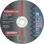 Metabo 616215000, Kutteskive, Flatt senter, Stål, , 2,54 cm, 40 cm