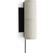 Audo Copenhagen Audo Hashira LED-vegglampe med støpsel, natur