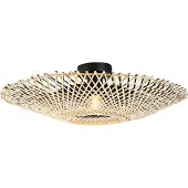 QAZQA Orientalsk taklampe bambus 50 cm - Rina