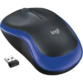 Logitech M185 Wireless - Mus - Optisk - 3 knapper - Blå