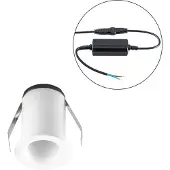 EVN Noblendo LED innfelt taklampe hvit Ø 3,5 cm