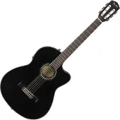 Fender CN-140SCE Nylon Thinline Gripebrett i Valnøtt Svart m/Etui
