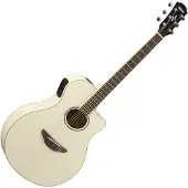 Yamaha APX600 Electro Acoustic Vintage White