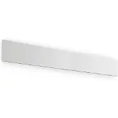 Ideal Lux Zig Zag LED-vegglampe, hvit, bredde 75 cm