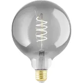 Eglo LED-sirkel E27 G125 4W glødetråd svart-transparent