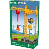 BRIO Byggekran m. Lys - 5 Deler - Gul 33835 - - OneSize - Bil