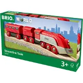BRIO World Strømlinjeformet Tog - 3 Deler - Rød 33557 - - OneSize - Tog