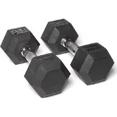 Olive Rubber Hex 8kg Hantel 2 Enheter