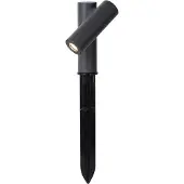 Lucide Tatum LED-bakkepigglampe med svingbar lyskaster