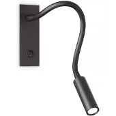 Ideal Lux Io LED-innfellingslampe, svart