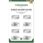 Grimsholm Kniver til Husqvarna / Gardena robotgressklippere 36-pakning