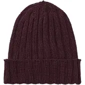 Chevalier Point Wool Beanie Wine Red One Size