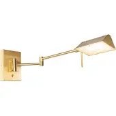 QAZQA Design vegglampe messing inkl. LED-dimmer - Notia