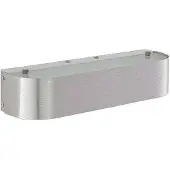 LINDBY Nika vegglampe med fatning E14, aluminium
