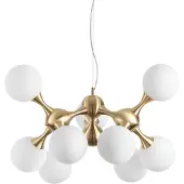 Ideal Lux Nodi pendellampe 9-lys messing/hvit