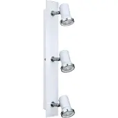 Eglo Tamara 1, Overflateegnet, Ikke-utskiftbare pærer, 3000 K, 240 lm, 220-240 V, Kromfarget, Hvit