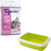 Savic IRIZ toalettkasse for katt med kant - 42 cm - grå