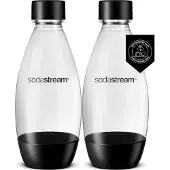 SodaStream DWS Fuse drinking bottle, 0,5L black, 2 pcs