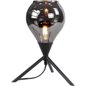 Highlight Bordlampe Cambio, svart/røyk