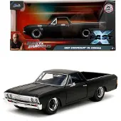 Jada Bil - Fast &amp; Furious - 1967 El Camino - 1:24 - - OneSize - Bil