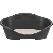 Kerbl Hundekurv i plast 65x42 cm Grå