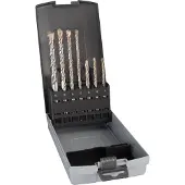 Makita B-49046, Drill bit set, Betong, SDS Plus, 7 stykker, 5x110, 6x110, 6x160, 8x110, 8x160, 10x160, 12x160.