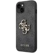 GUESS 4G Big Metal Logo iPhone 14 Hybrid-deksel - Svart