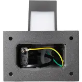 LUCANDE LED-sokkellampe Lennik, 60 cm, antrasitt, metall