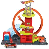 Hot Wheels By Super Loop Brannstasjon Kjøretøy